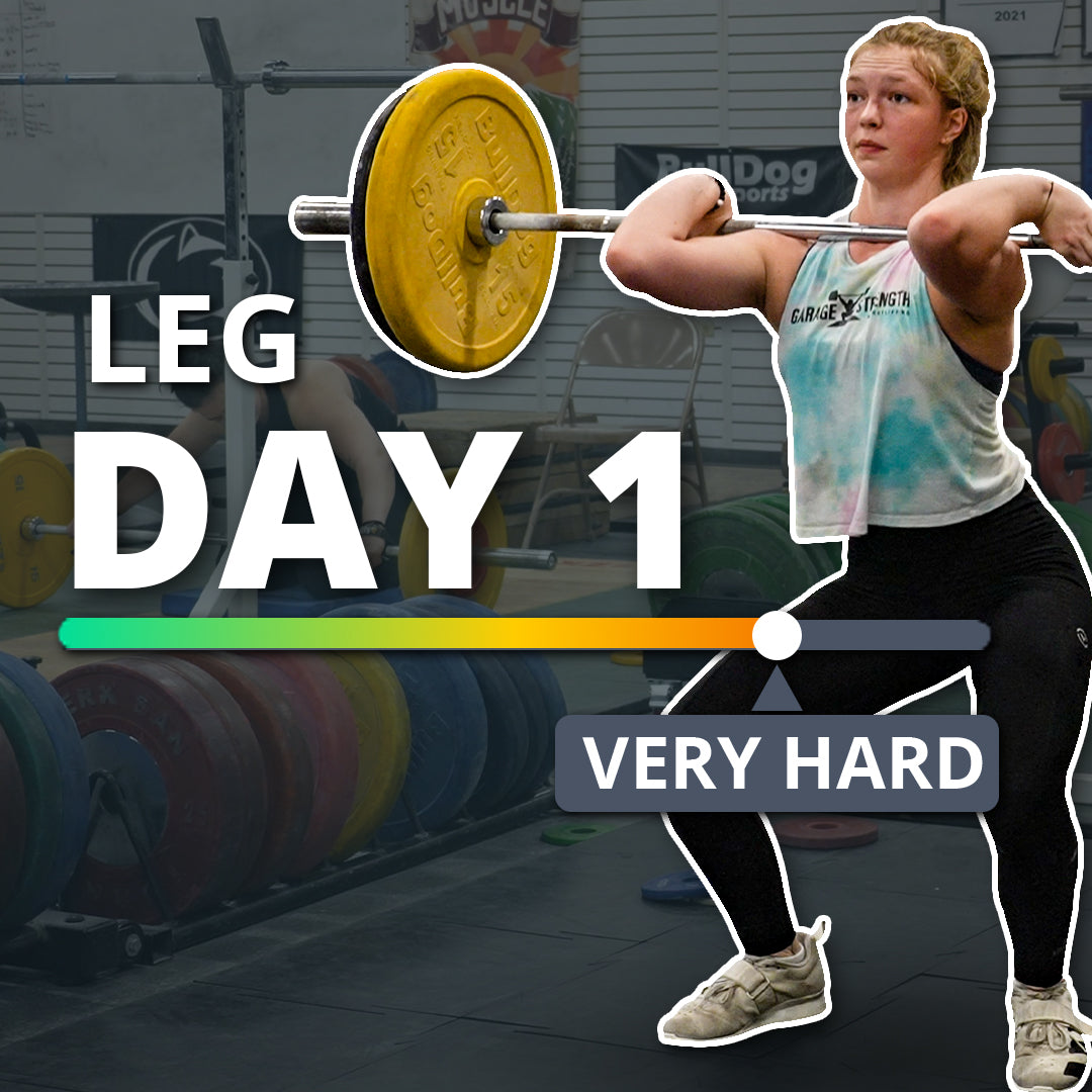 Peak Strength Lower Body Workout Garage Strength