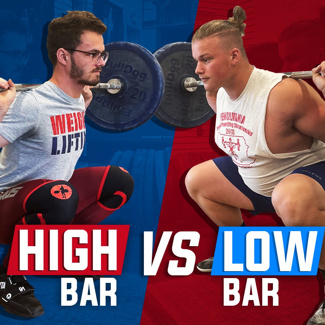 Low store bar squat