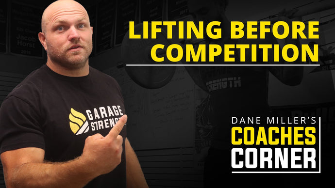 Lift the Day Before Competition?