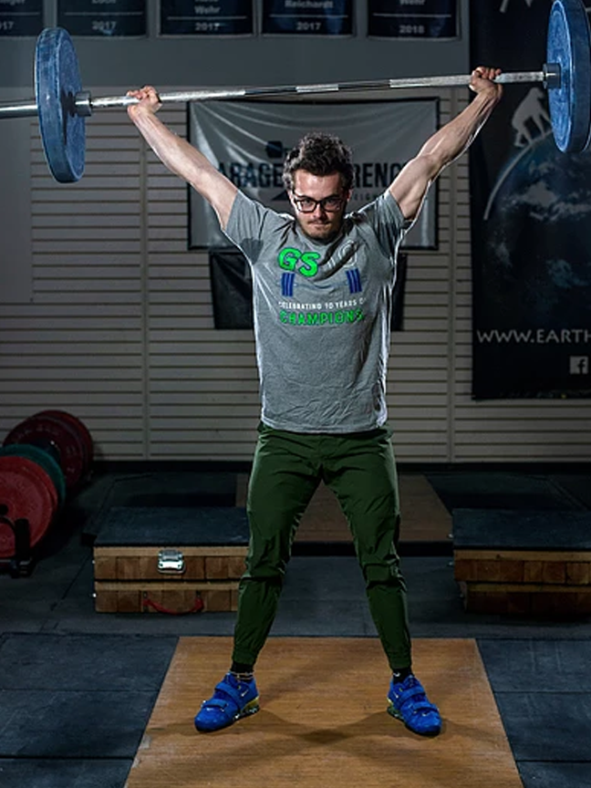Raging Guy Lifting