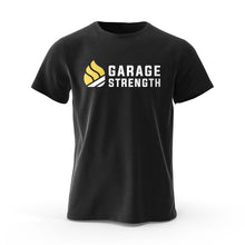 Load image into Gallery viewer, Garage Strength Black Logo T-Shirt (Premium)